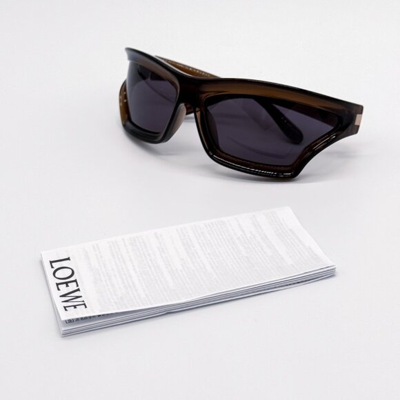 NEW LOEWE LW40143U 47A BROWN GREY UNISEX SUNGLASSES LOEWE - Picture 13 of 14